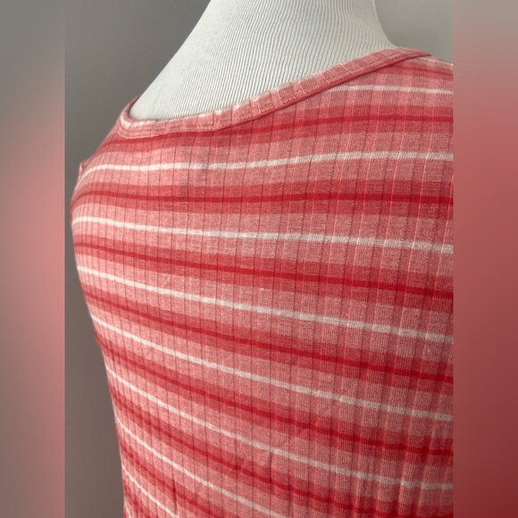 LuLaRoe Carly Dress Pink Striped - Picture 6 of 7